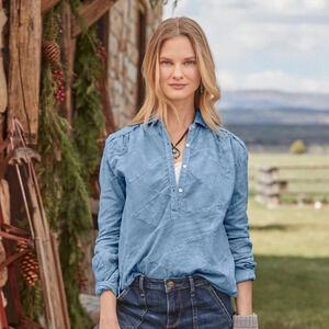 Sundance Simply Shannon Top in AshleyBlue Size Large